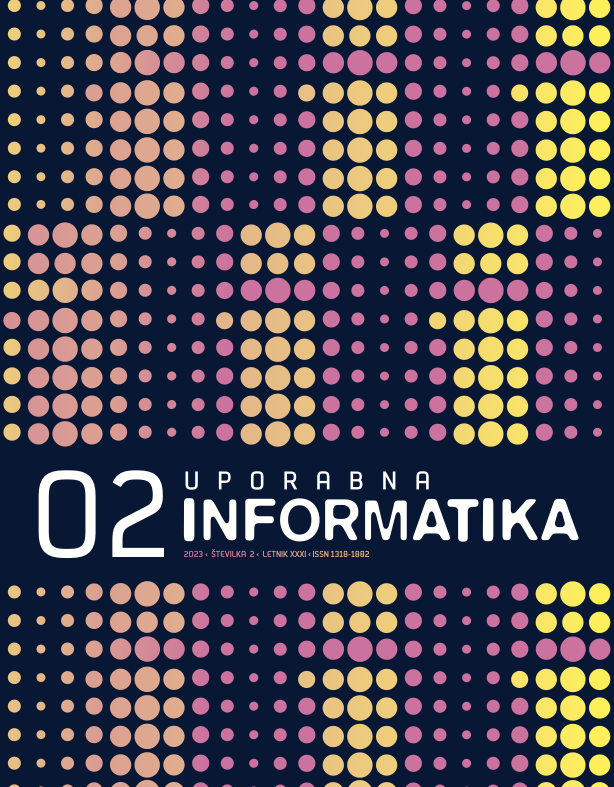					Poglej Letn. 31 Št. 2 (2023): Uporabna informatika
				