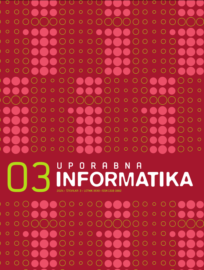 					Poglej Letn. 32 Št. 3 (2024): Uporabna informatika
				