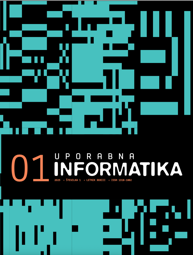 					Poglej Letn. 33 Št. 1 (2025): Uporabna informatika
				