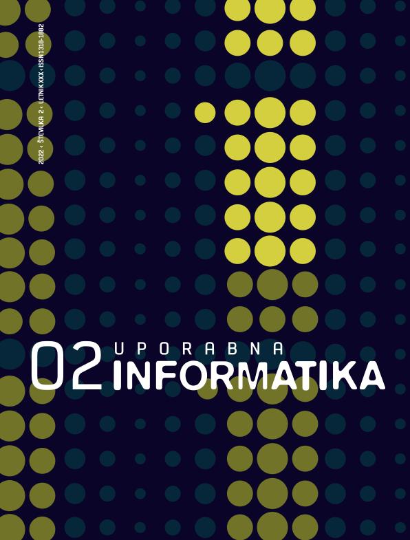 					Poglej Letn. 30 Št. 2 (2022): Uporabna informatika
				