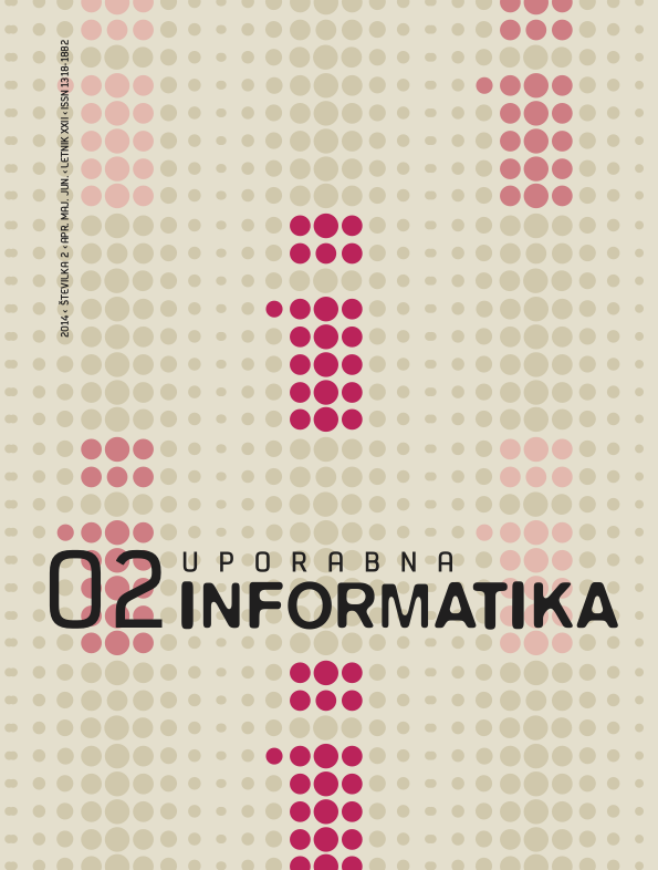					Poglej Letn. 22 Št. 2 (2014): Uporabna informatika
				